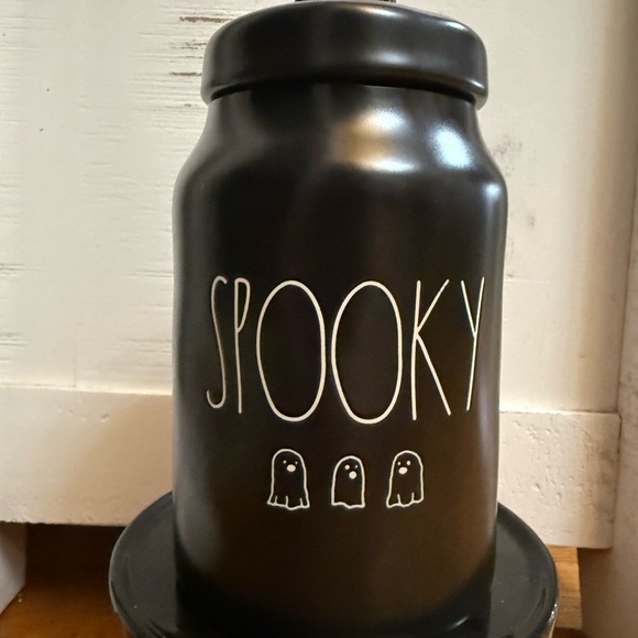 Rae Dunn Black Spooky Canister - Picture 1 of 1